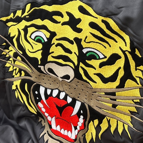 Ed Hardy Vintage Sport Embroidered Tiger Zip Jacket Hoodie - Picture 4 of 11